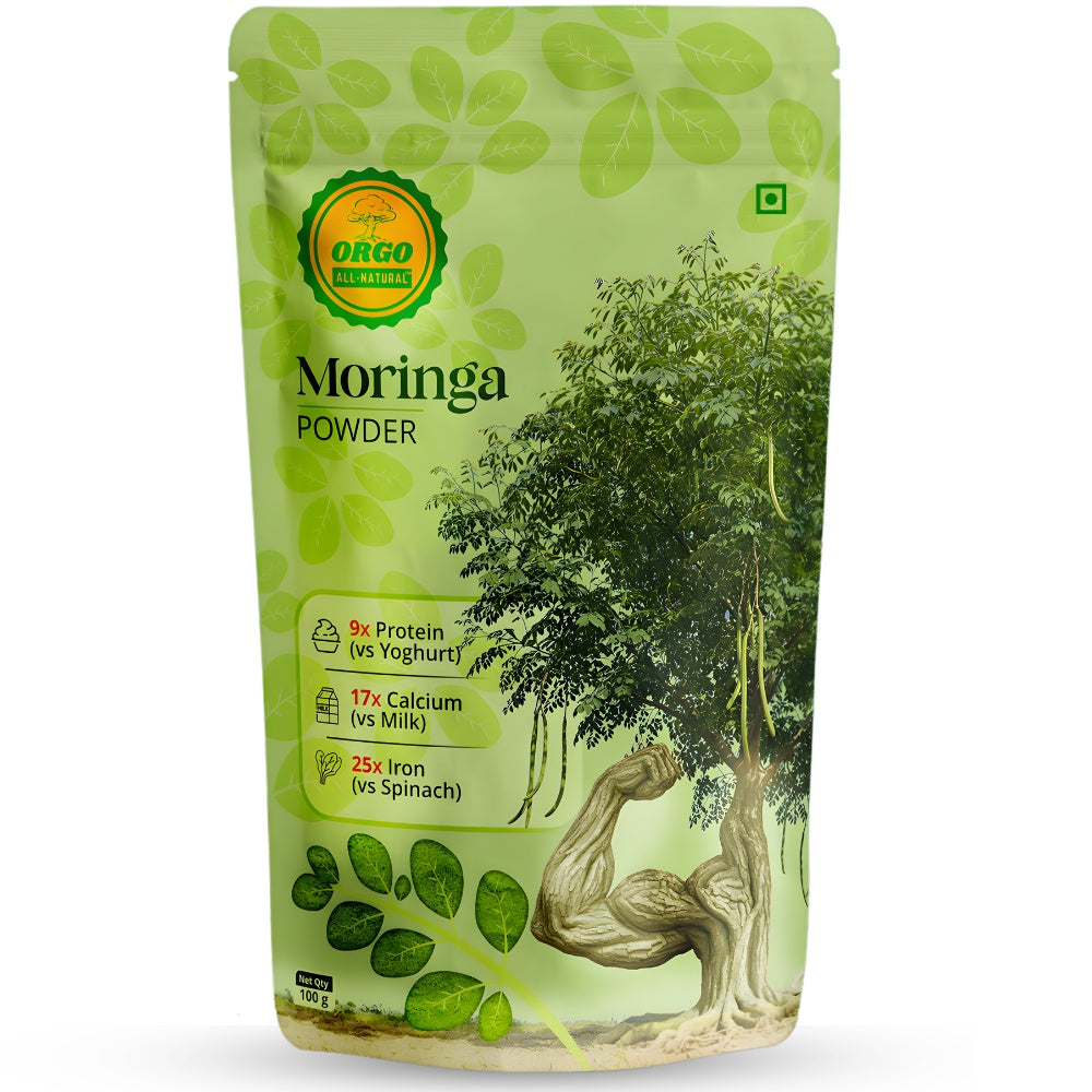 Moringa Powder (Organically Cultivated & Made from Fresh Moringa Leaves)