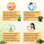 Moringa Powder (Organically Cultivated & Made from Fresh Moringa Leaves)