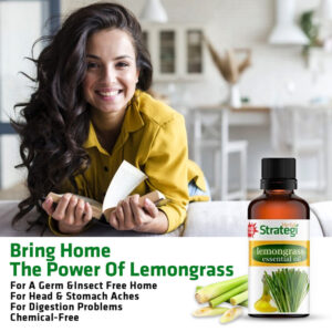 Product: Herbal Strategi Lemongrass Essential Oil – 50 ml