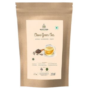 Product: Natures Park Clove Green Tea, Enhances Digestive Abilities, Relief from Toothache and Cough Cloves Green Tea Pouch of 500 Grams