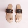 Product: Paaduks Solid Ina Black One Toe Flats For Women
