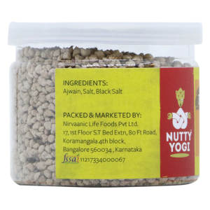 Product: Nutty Yogi Ajwain Digestive 50 g