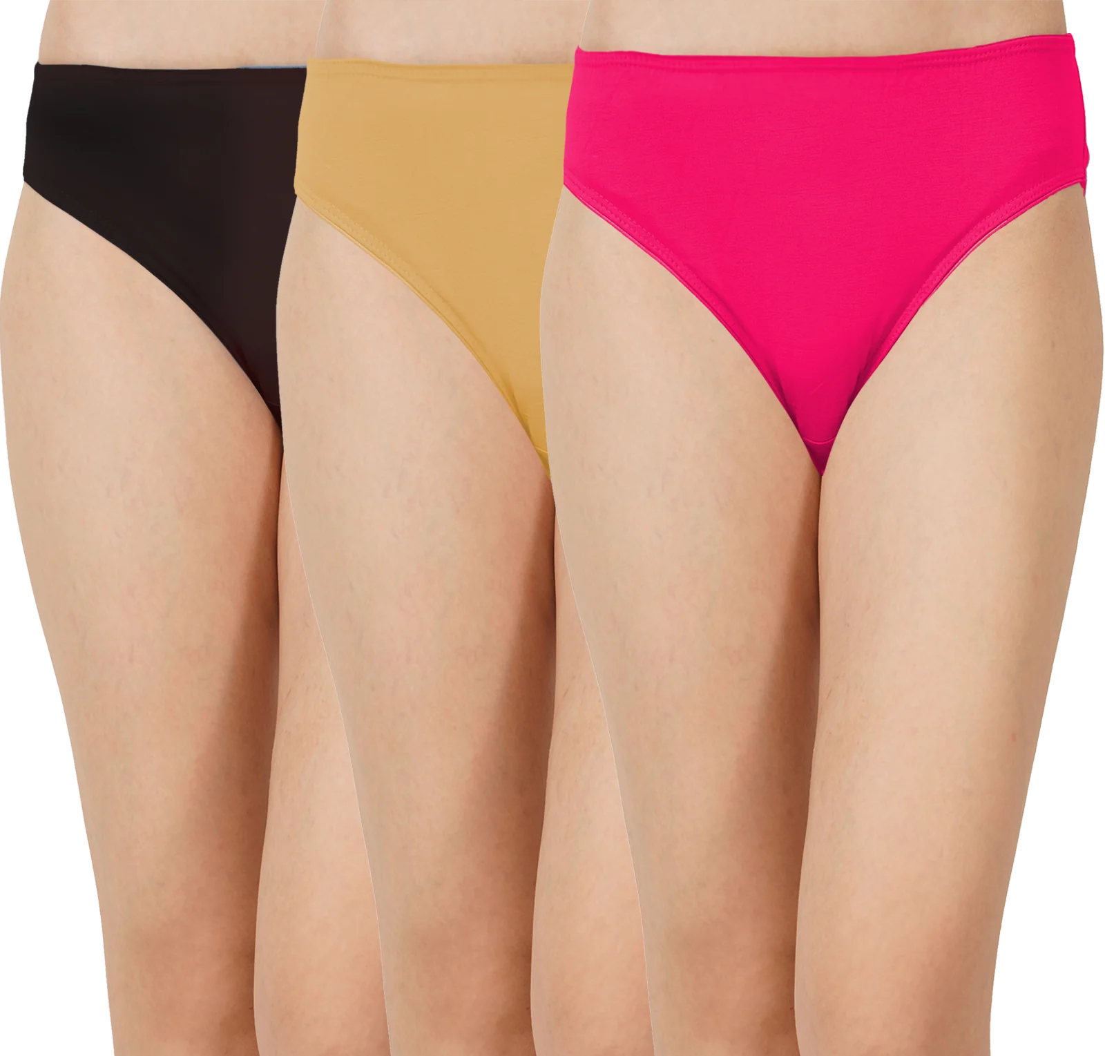 Bamboo Fabric Mid Rise Underwear Pack Of 2