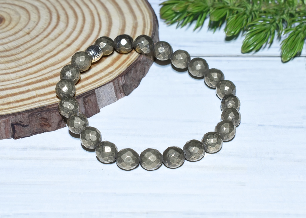 Buy Reiki Crystal Products With Pyrite Bracelet For Unisex Adult (gold) at  Amazon.in
