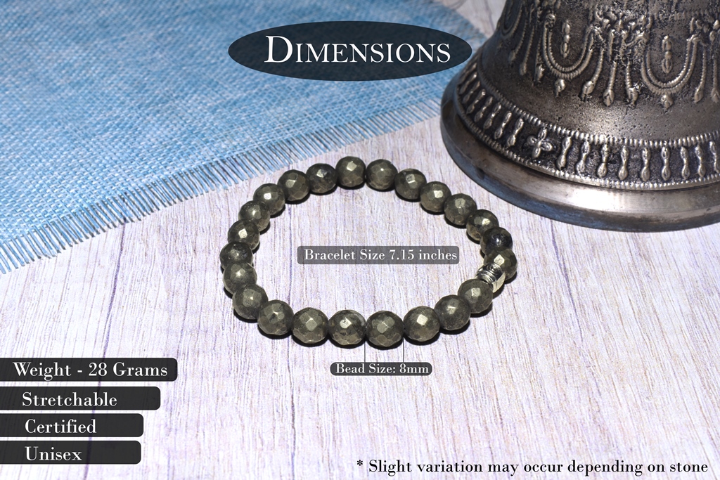 Malachite And Pyrite Bracelet – Audrey Allman Designs