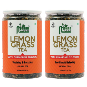 Product: Mohan Farms Combo Of Herbal Lemongrass And Chamomile Flower Tea